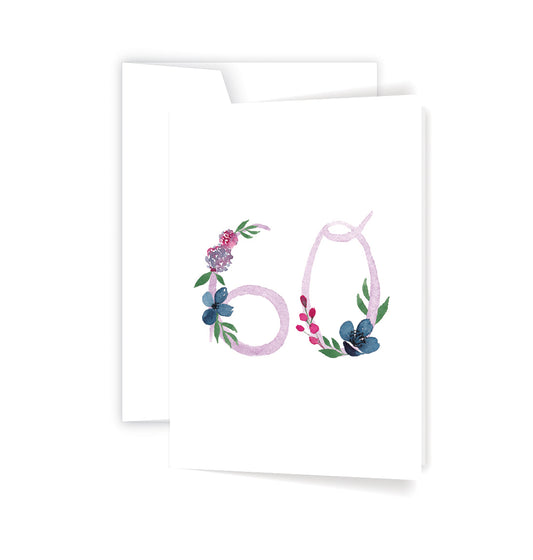 Floral 60 - Card