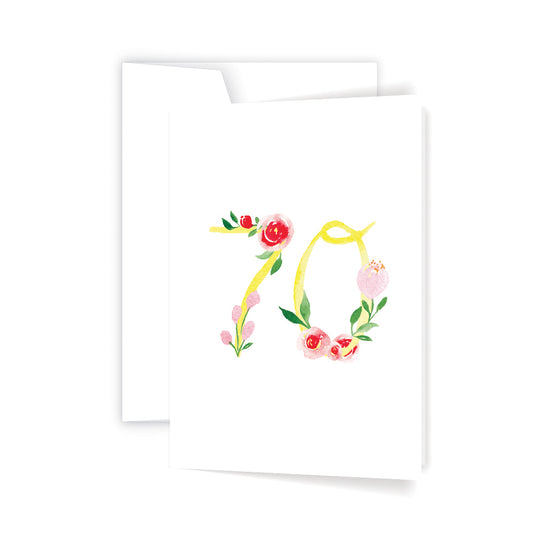 Floral 70 - Card
