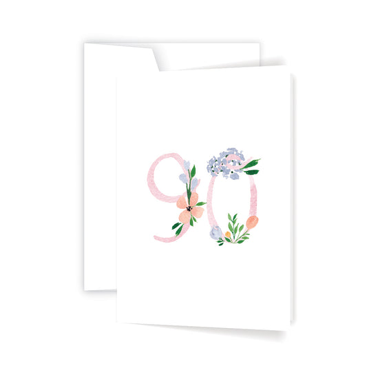 Floral 90 - Card