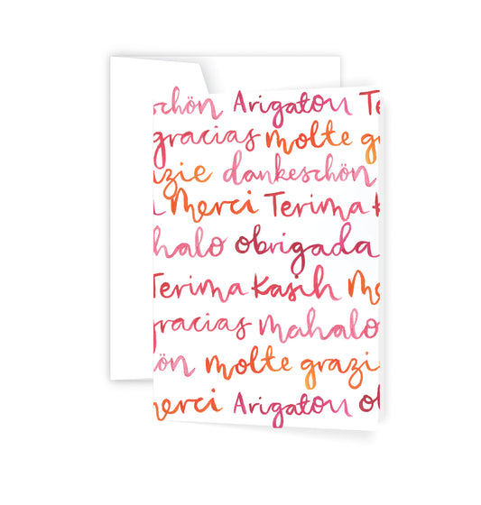 Thank you- Languages- Card