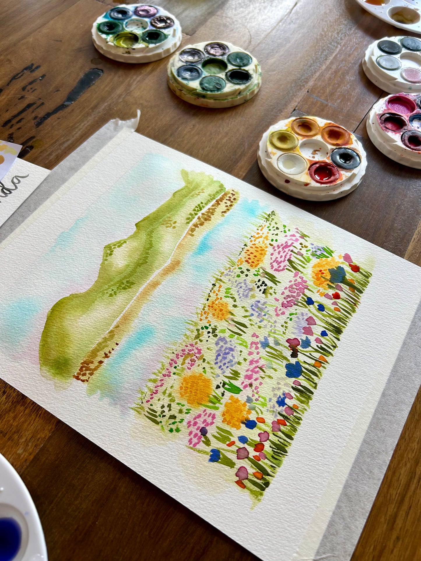 Intro to Landscapes Watercolour Workshop - 22nd Feb, Brunswick