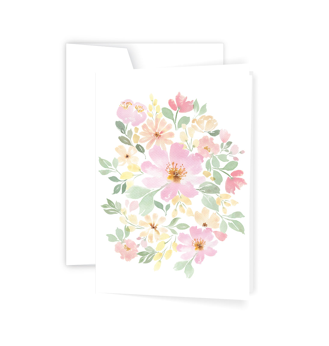 Pastel Flowers - Card