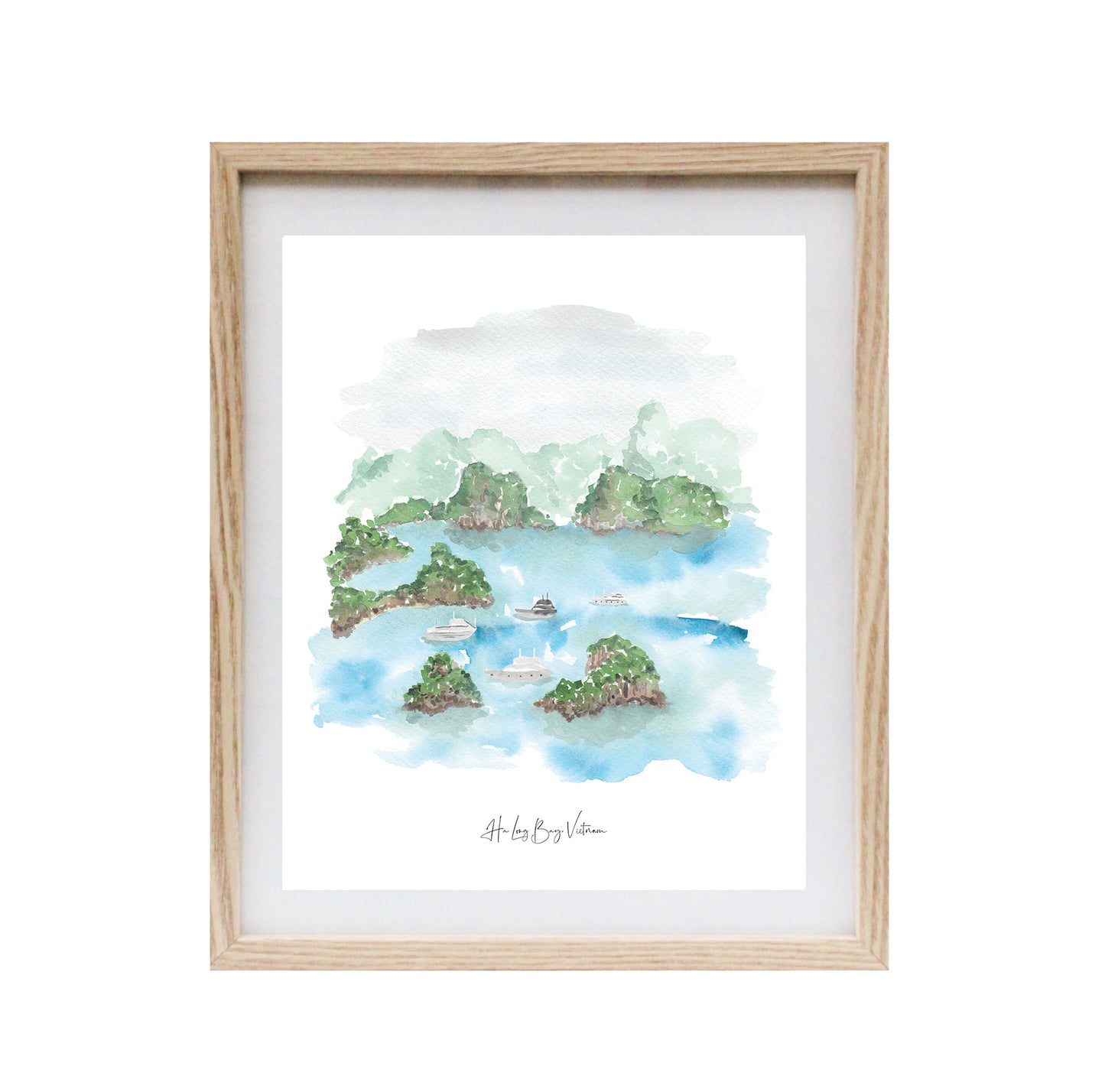 Vietnam Watercolour Art Print
