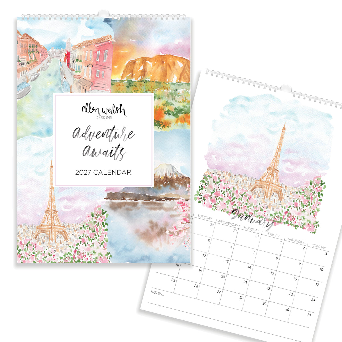 PRE ORDER Adventure Awaits – 2027 A4 Calendar