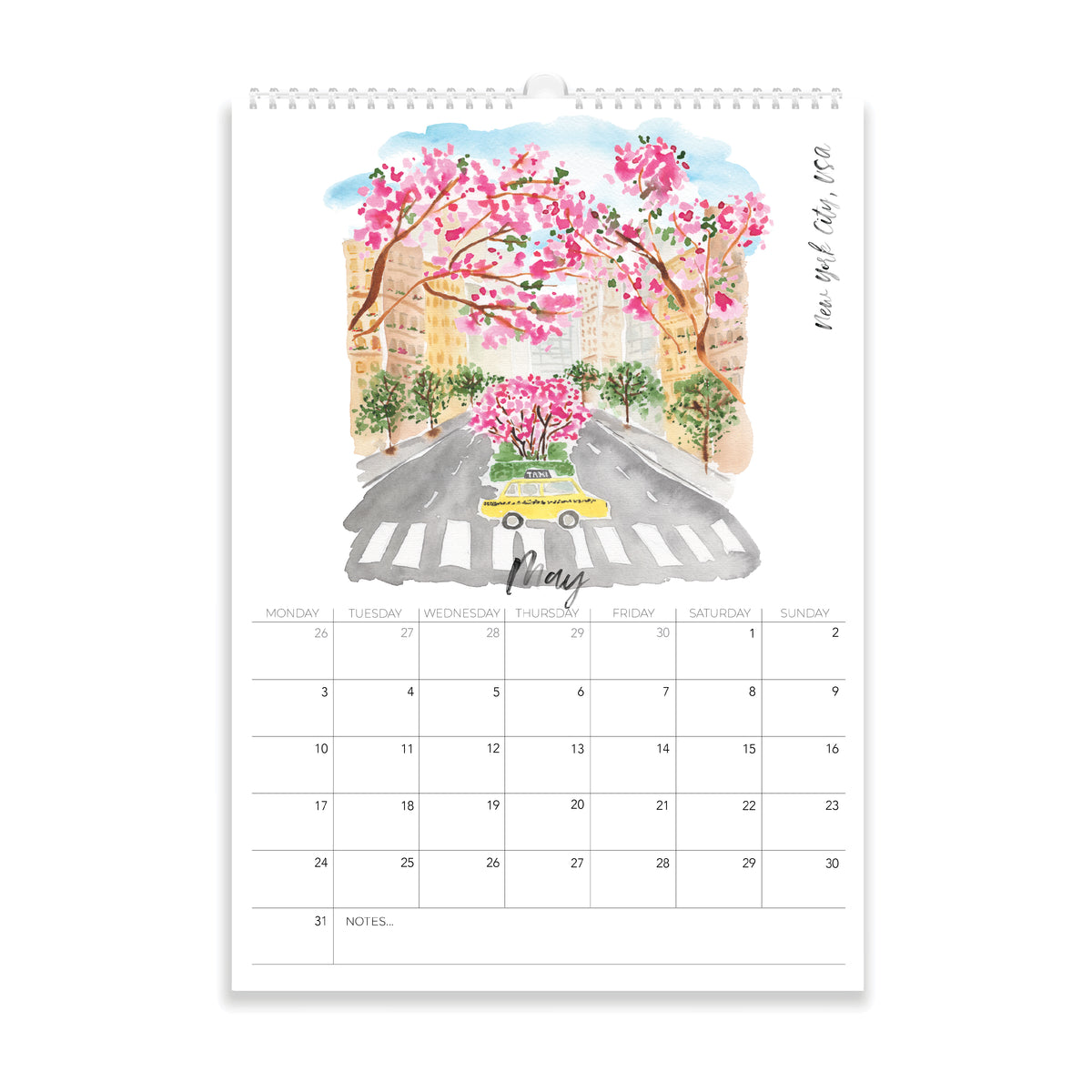PRE ORDER Adventure Awaits – 2027 A4 Calendar