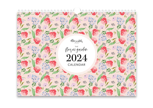 The Flower Garden – 2024 A3 Calendar