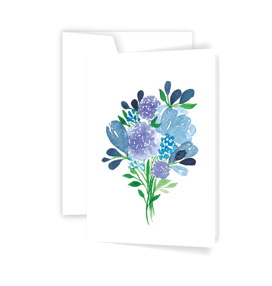 Blue Bouquet - Card