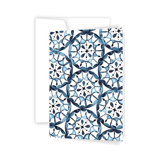 Blue Tiles - Card