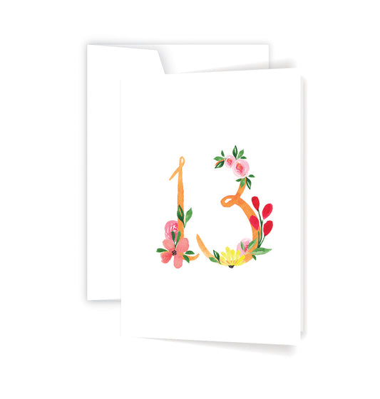 Floral 13 - Card