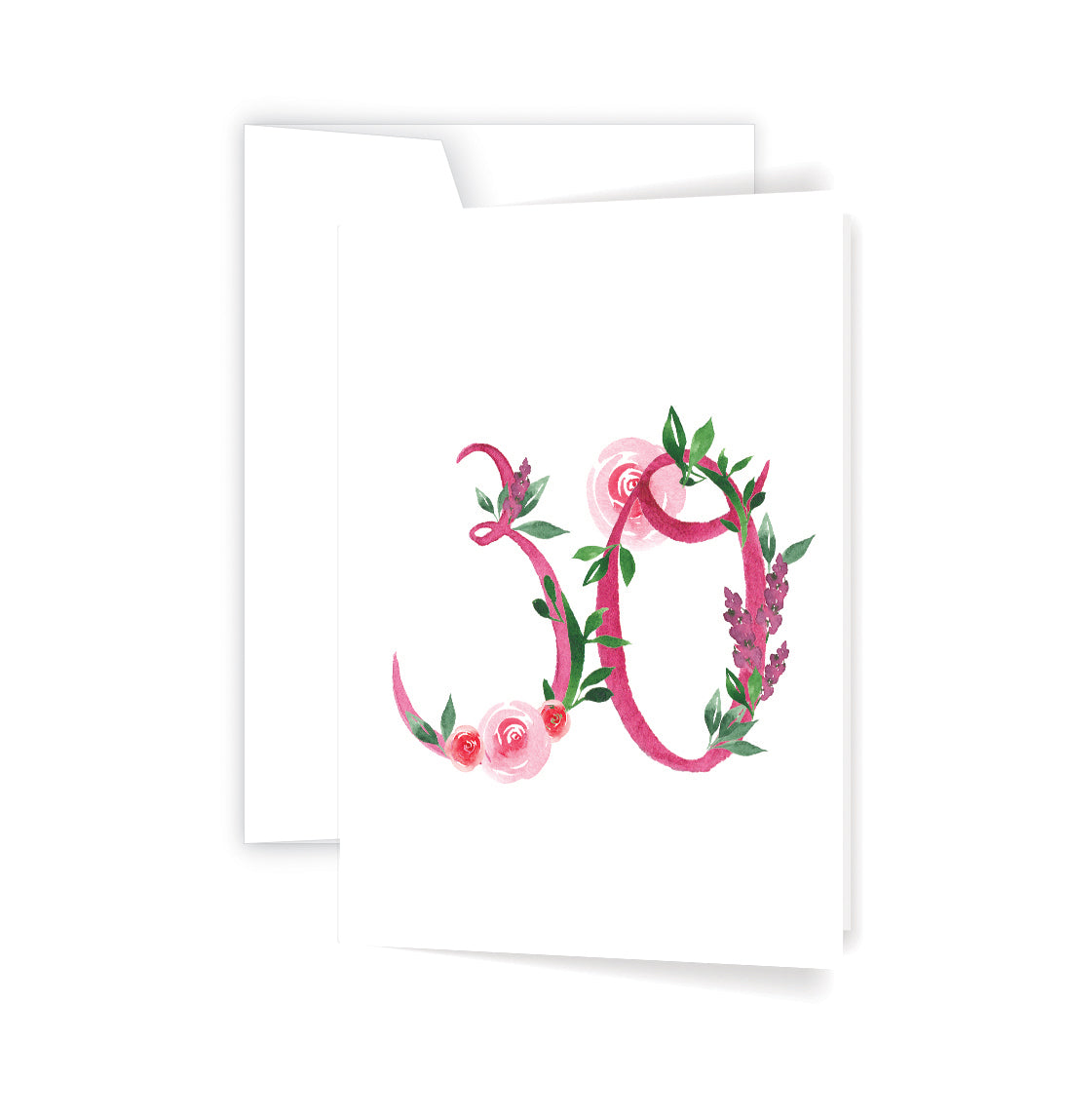 Floral 30 - Card