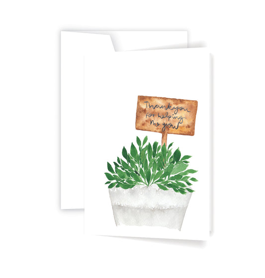 Helping Me Grow - Card