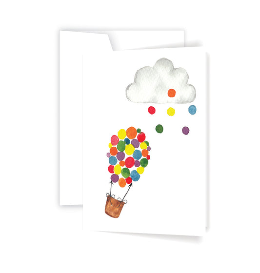 Hot Air Balloon - Card