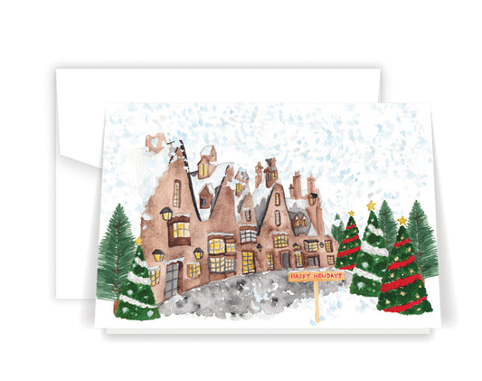 Winter Village - Card
