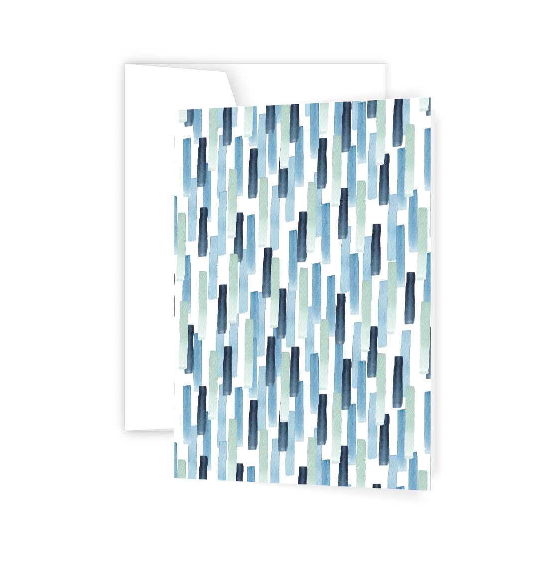 Blue Stripes - Card