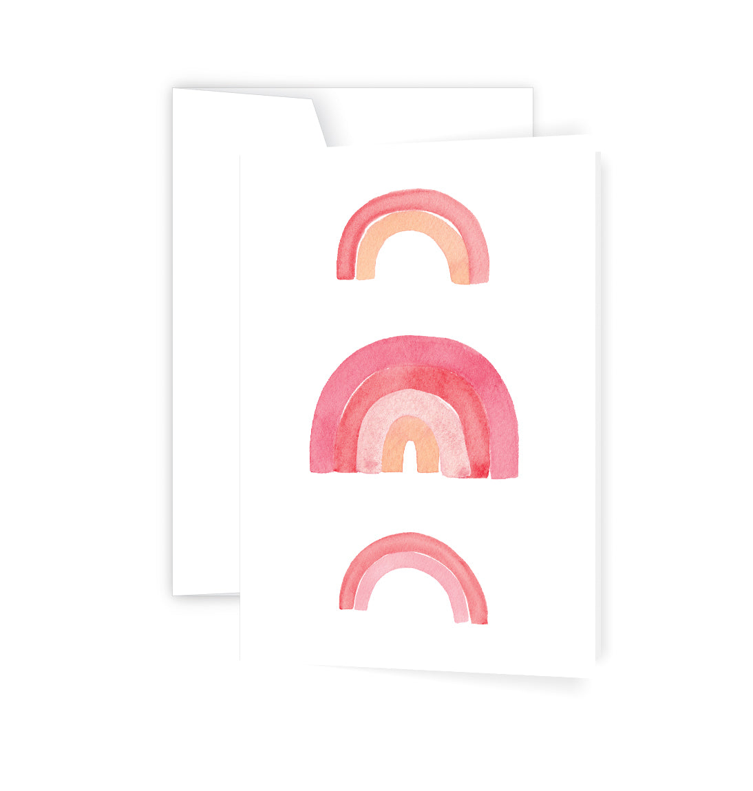 Peachy Rainbows - Card