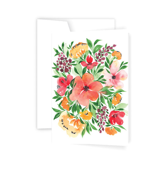Autumn Flowers - Card