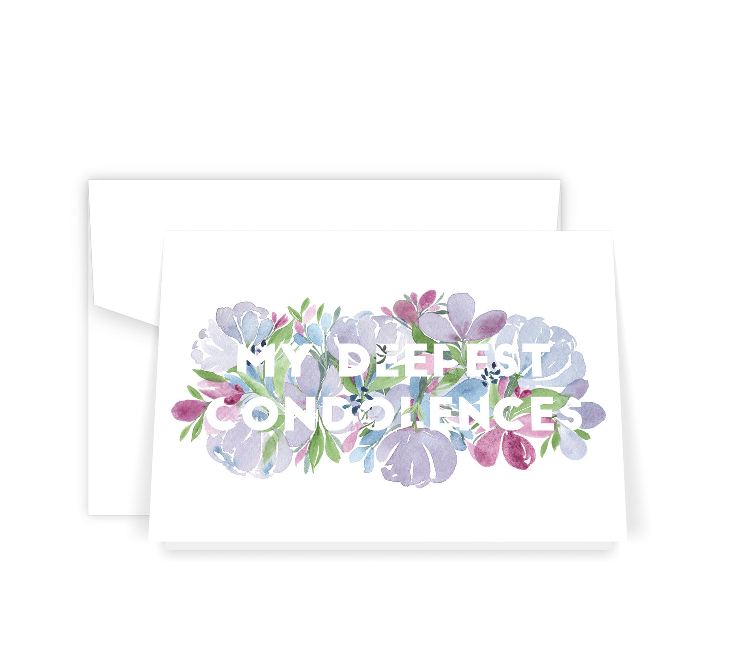 Floral Condolences- Card