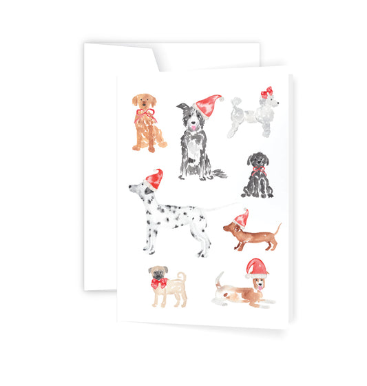 Christmas Pups - Card
