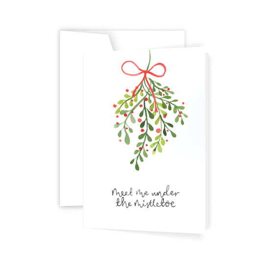 Under The Mistletoe - Card