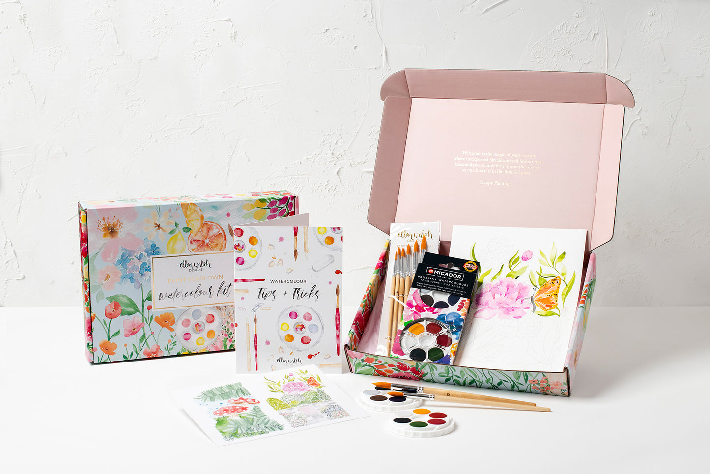 PRE-ORDER: In The Garden Art Prints - Watercolour Kit