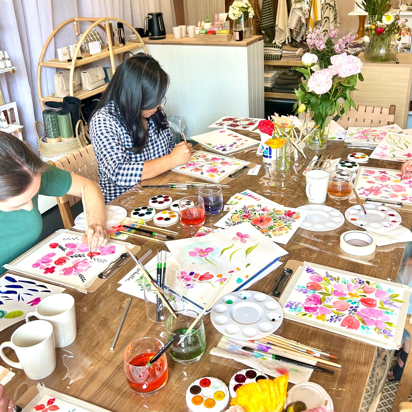 Intro to Loose Florals Watercolour Workshop - 13th April, Brunswick