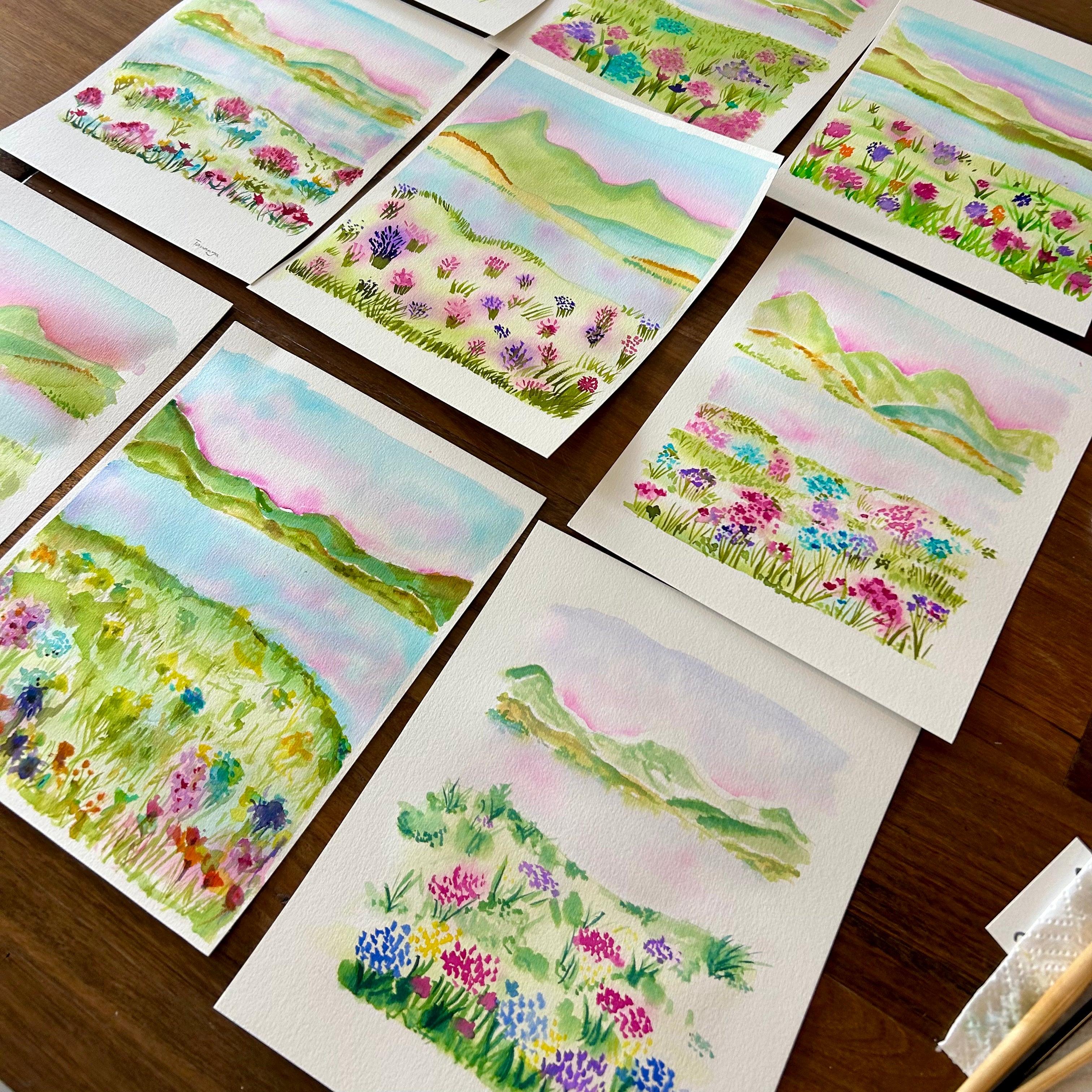 Intro to Landscapes Watercolour Workshop - 11th Jan, Brunswick