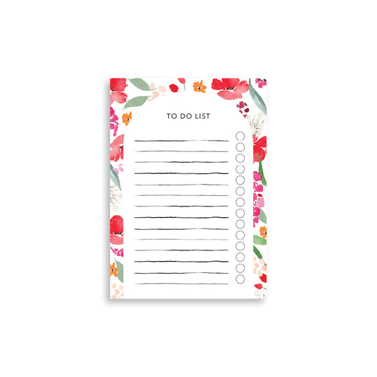 Spring To Do List Notepad