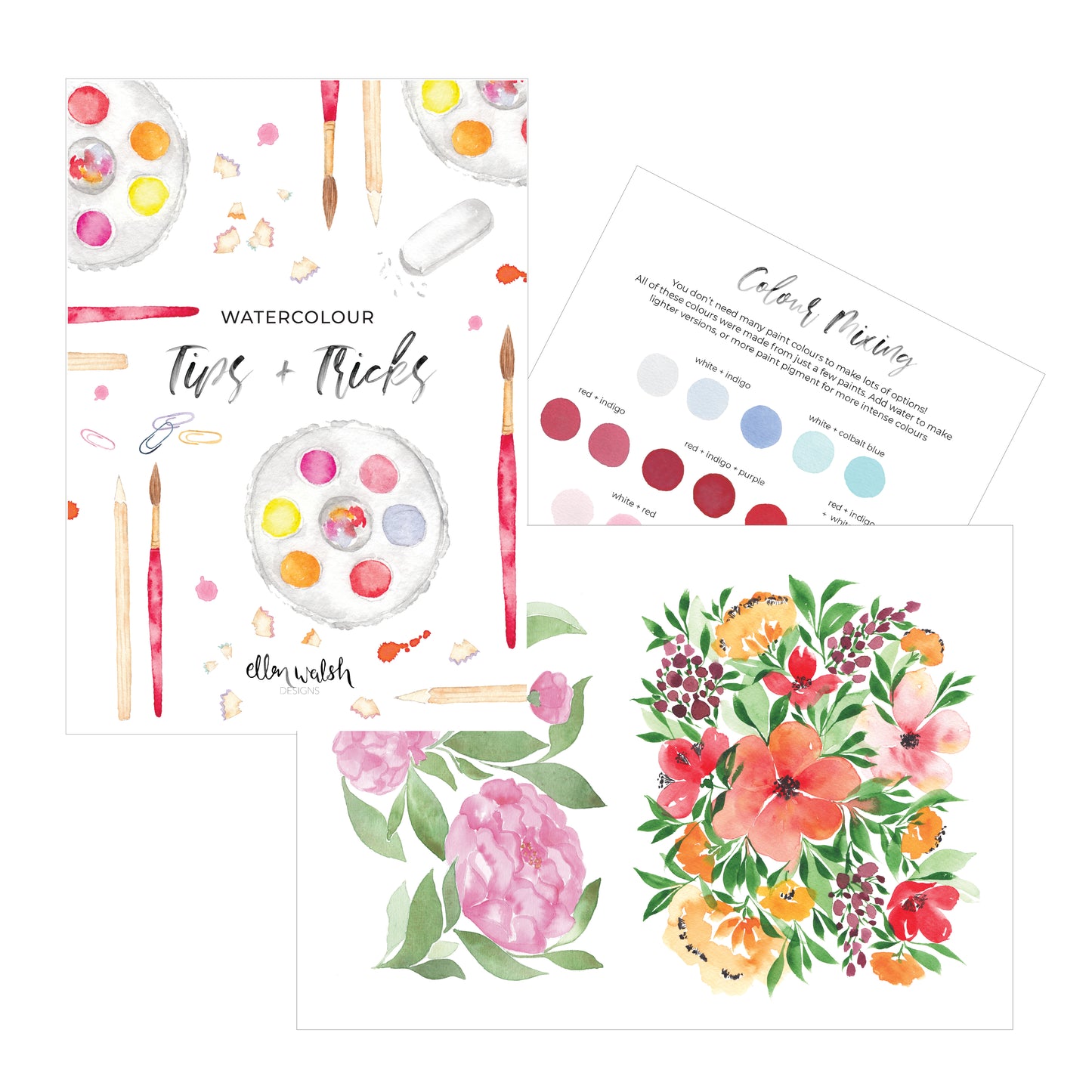 PRE-ORDER: Floral Art Prints - Watercolour Kit