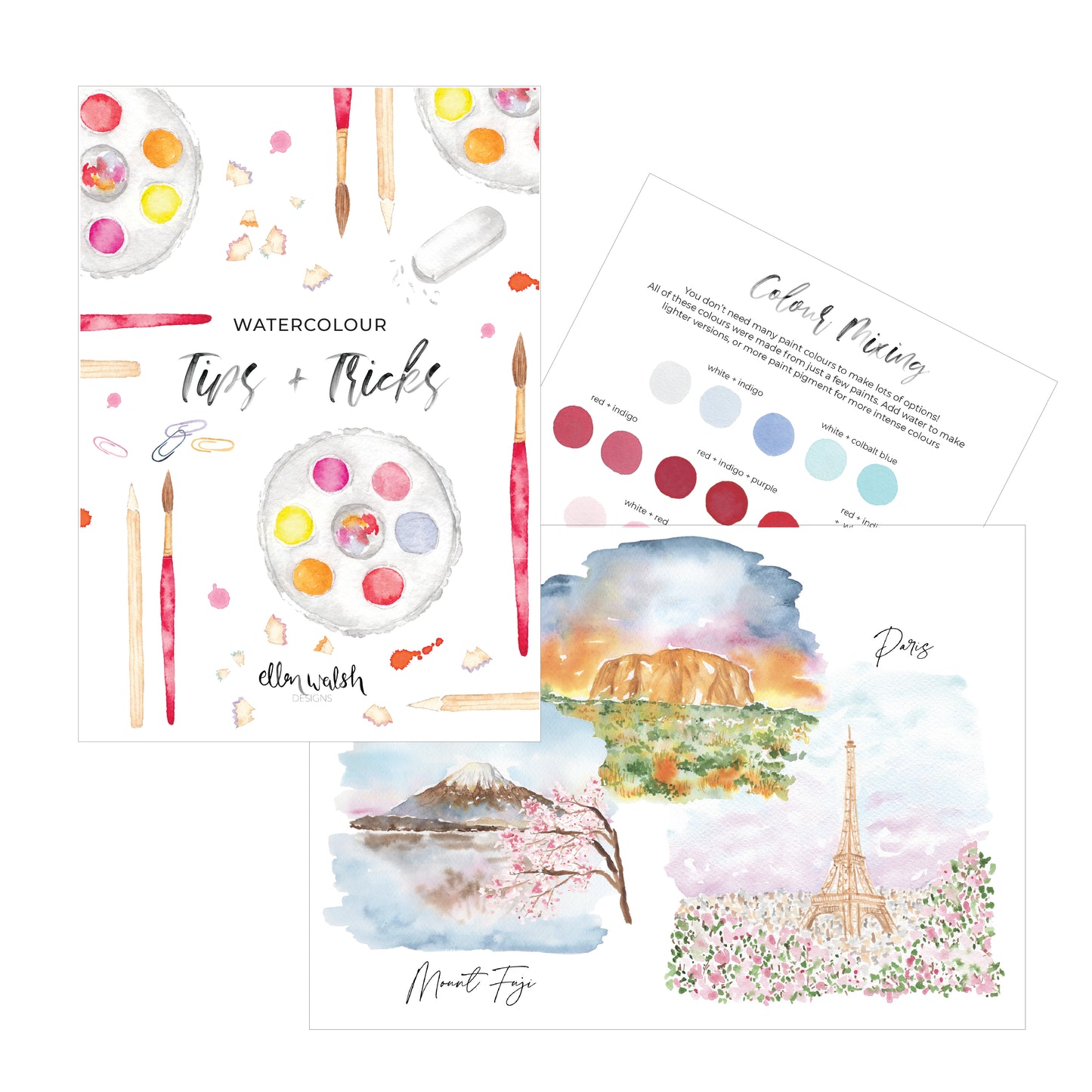 PRE-ORDER: Travel Art Prints - Watercolour Kit