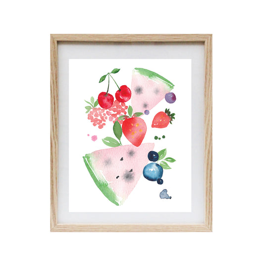 Berry Burst Art Print 8x10