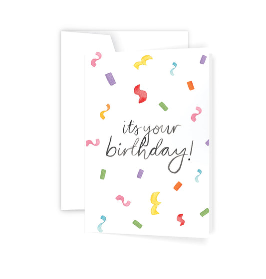 Birthday Confetti - Card