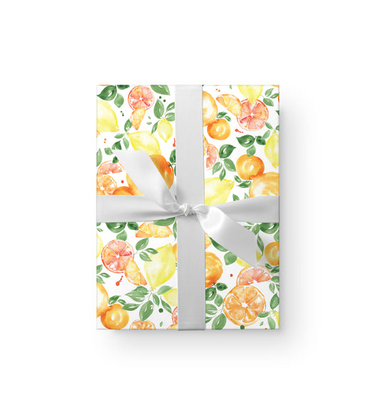 Blossoming Citrus - Gift Wrap