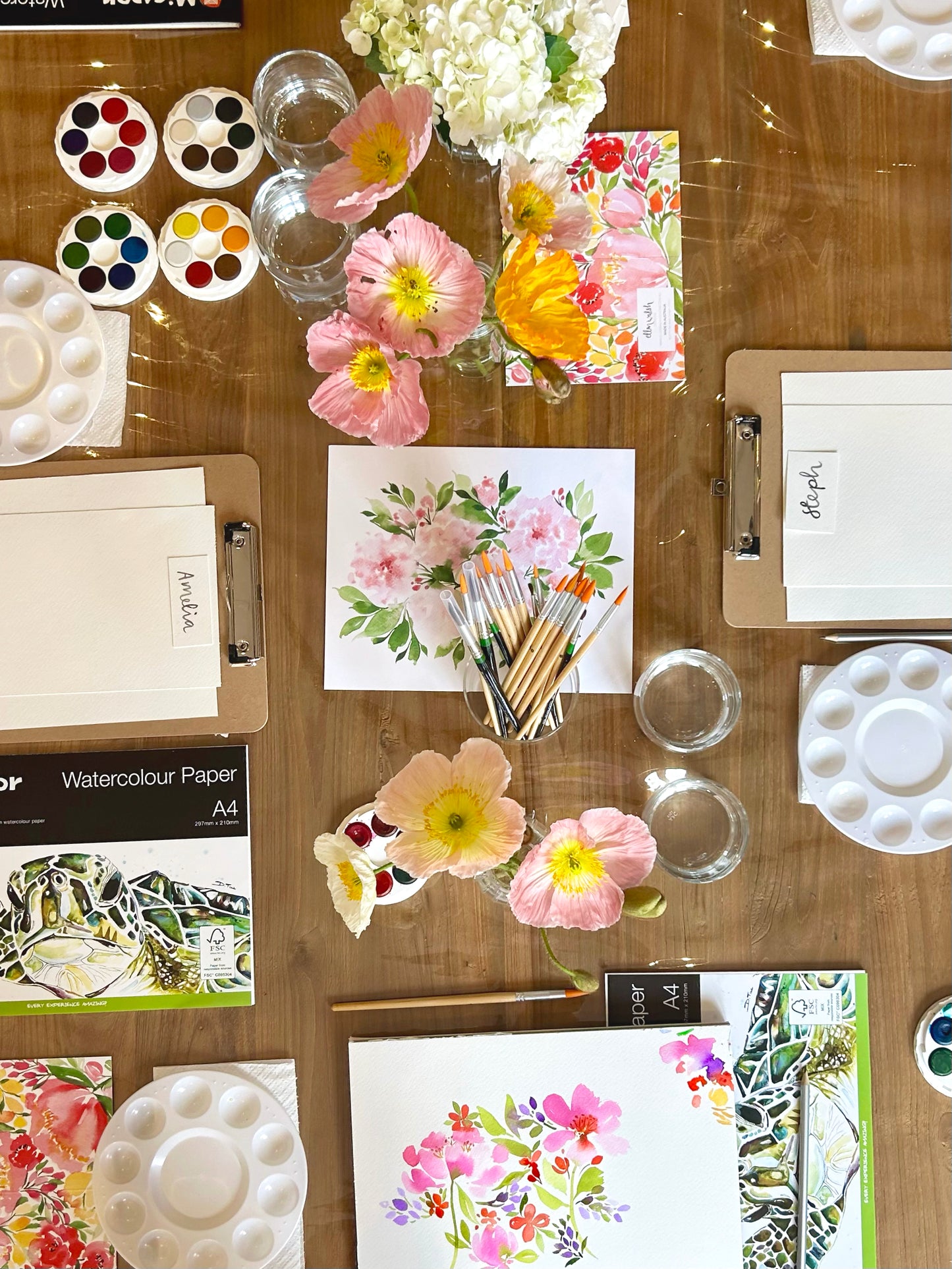 FULL DAY: Landscapes & Florals Watercolour Workshop - 13th April, Brunswick