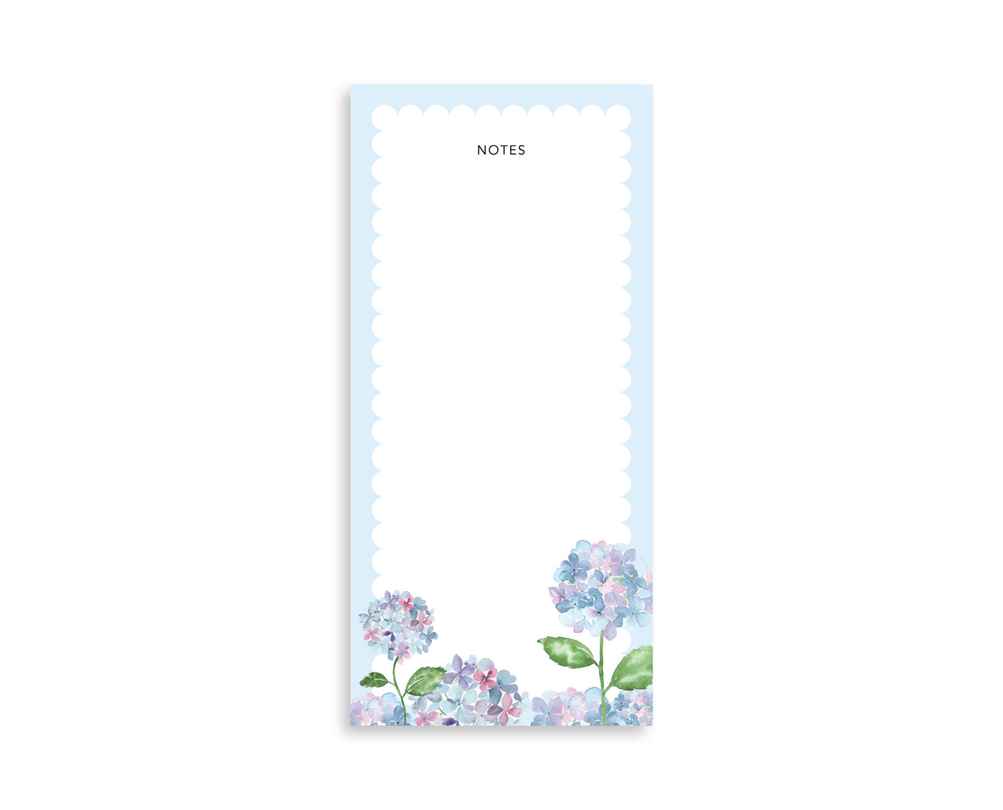 Hydrangea Notepad