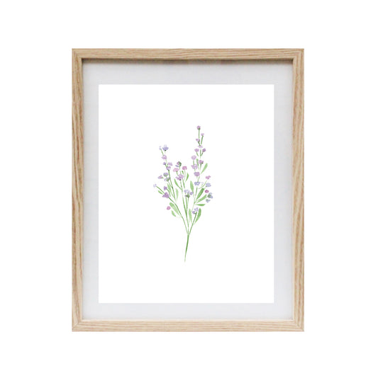 Lavender Art Print 8x10