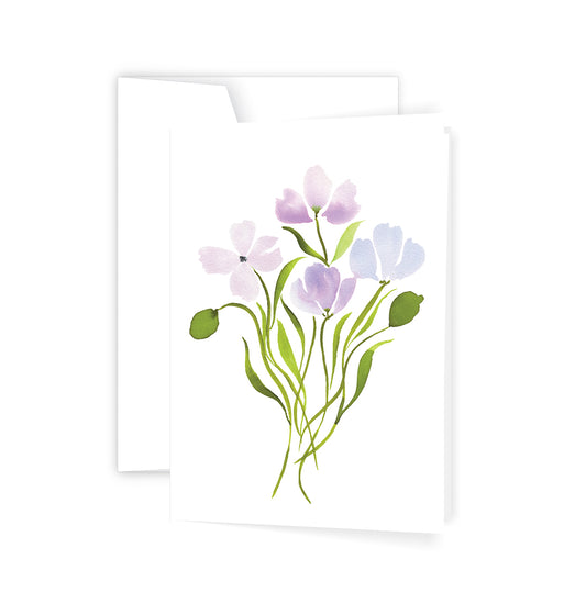 Lilac Flowers - Card