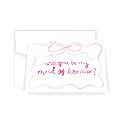 Maid of Honour - Card