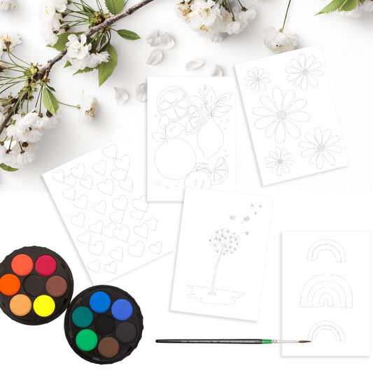 Beginner Card Set - Paint Your Own Watercolour Kit