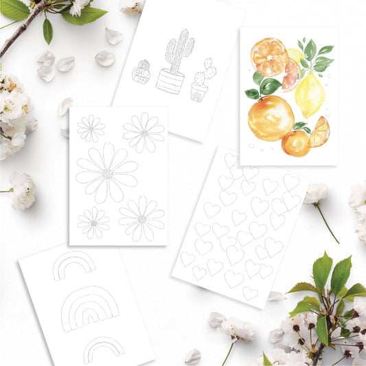 Assorted Cards ONLY - Paint Your Own