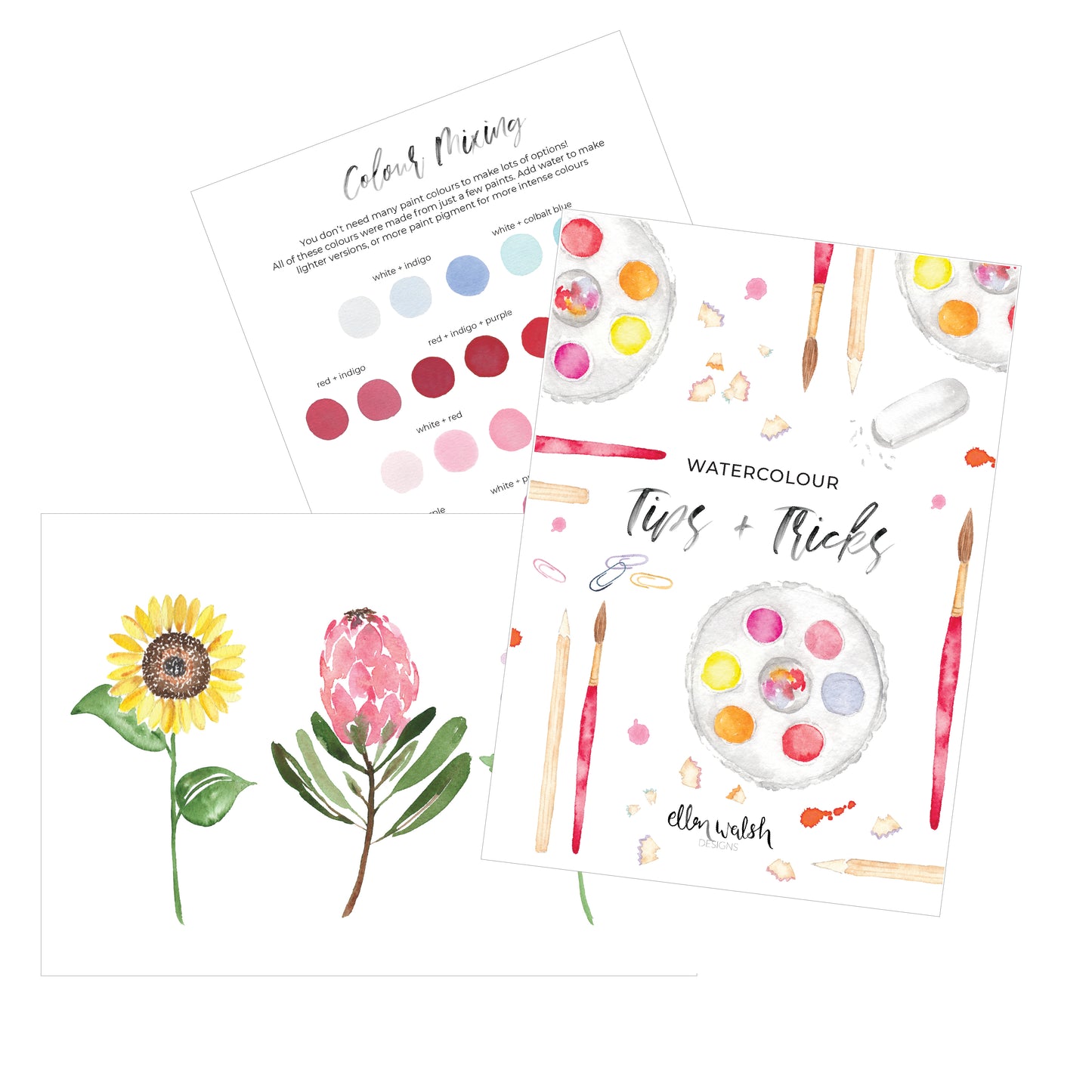 PRE-ORDER: Floral Cards - Watercolour Kit