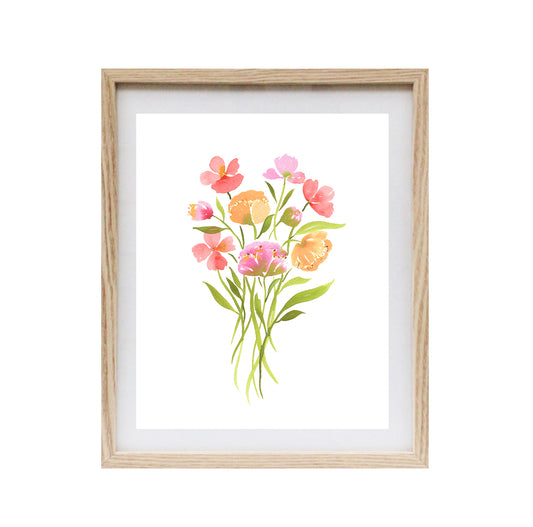 Poppy Bunch Art Print