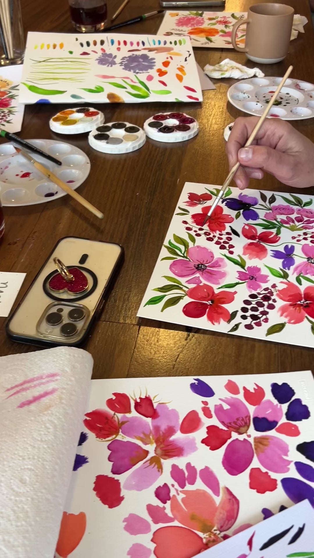 Intro to Loose Florals Watercolour Workshop -  11th Jan, Brunswick