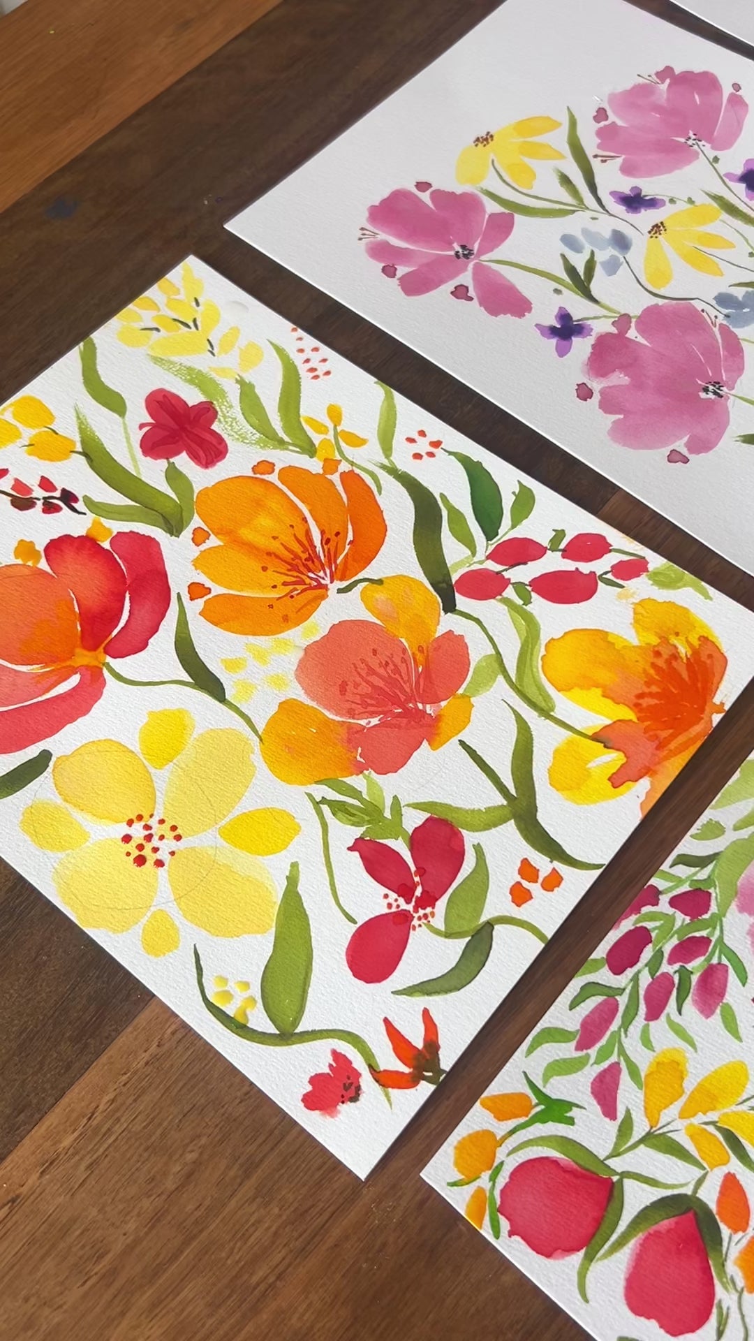 Intro to Loose Florals Watercolour Workshop -  11th Jan, Brunswick