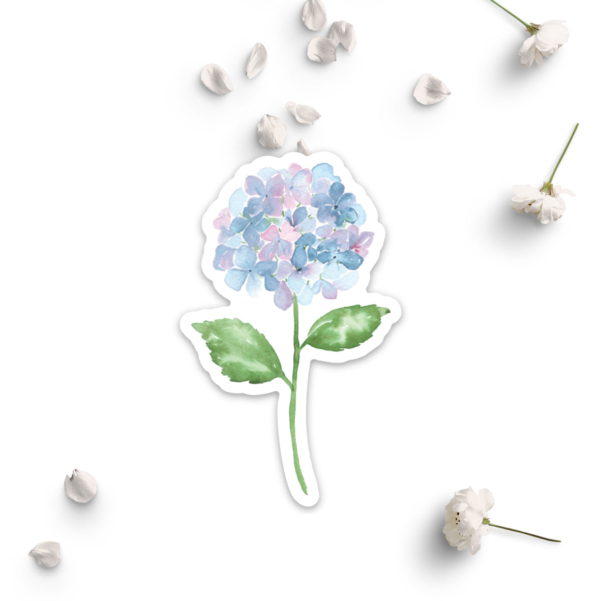 Hydrangea Vinyl Sticker