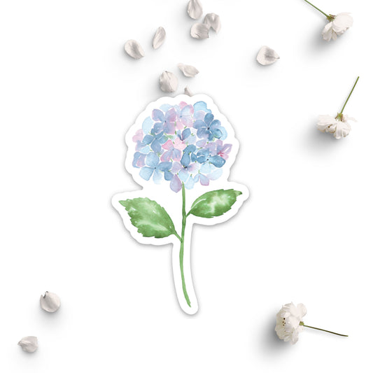 Hydrangea Vinyl Sticker