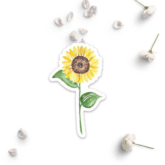 Sunflower Vinyl Sticker