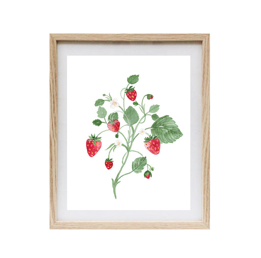 Strawberries Art Print