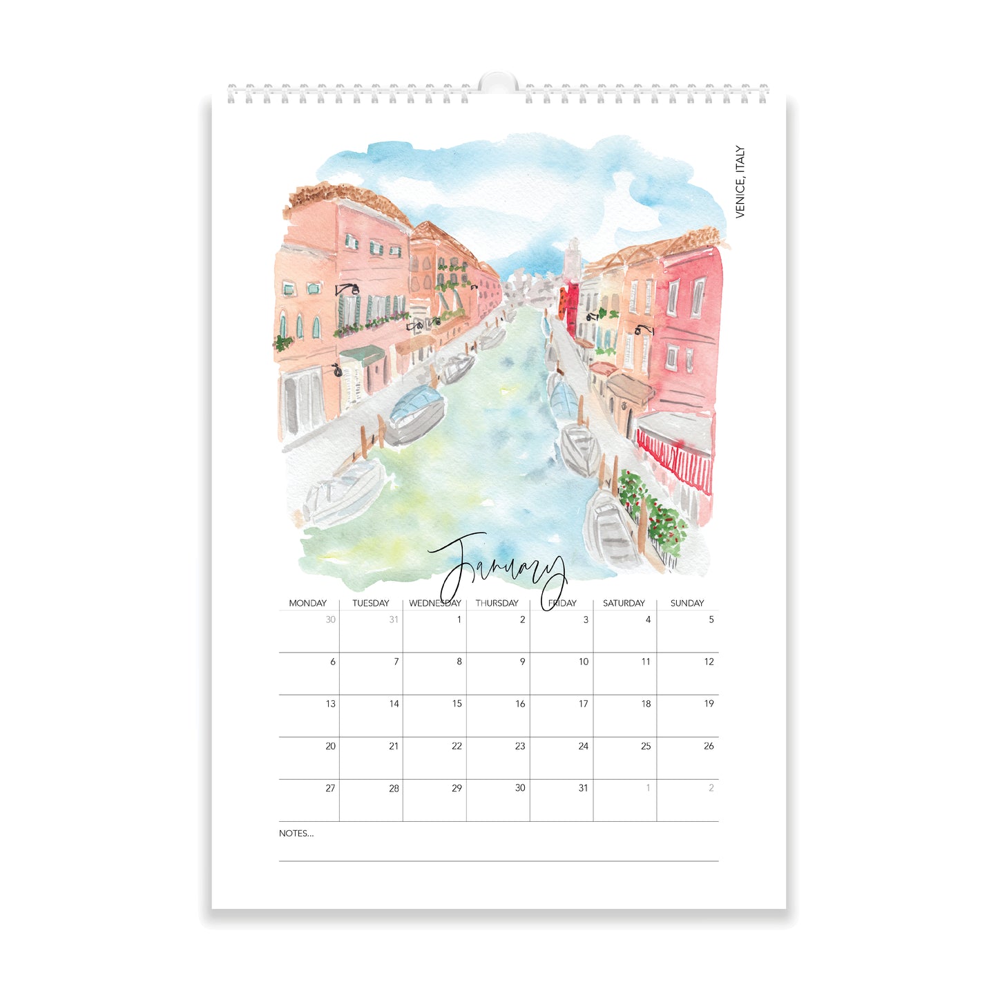 Adventure Awaits – 2025 A4 Calendar