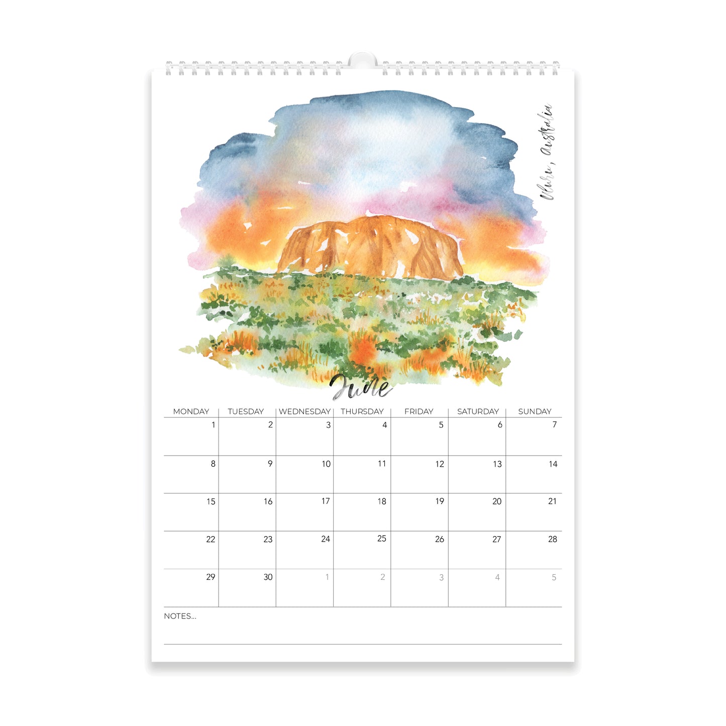 Adventure Awaits – 2026 A4 Calendar