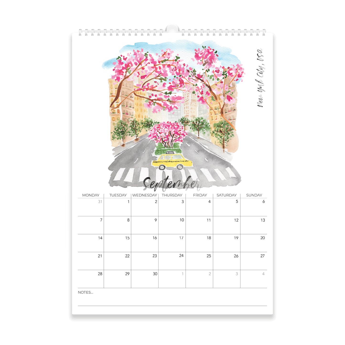 Adventure Awaits – 2026 A4 Calendar